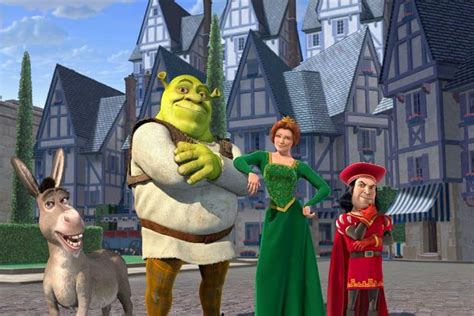 Shrek, una película animada que combina aventura con humor irreverente!